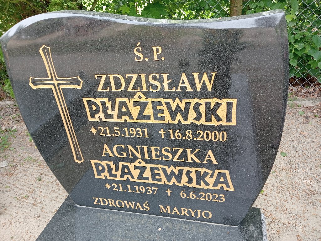 Zdzisław Płażewski 1931 Mosina - Grobonet - Wyszukiwarka osób pochowanych