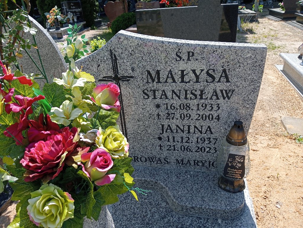 Stanisław Małysa 1933 Mosina - Grobonet - Wyszukiwarka osób pochowanych