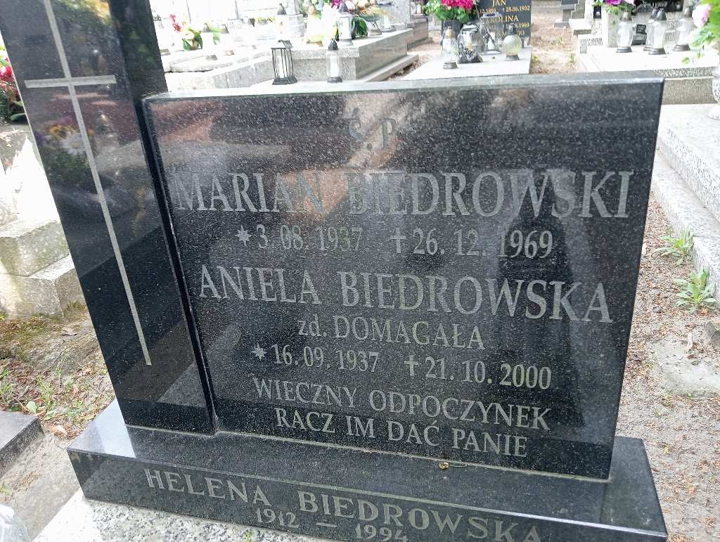 Marian Biedrowski 1937 Mosina - Grobonet - Wyszukiwarka osób pochowanych