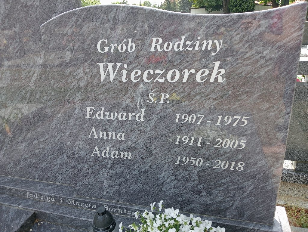 Adam Wieczorek 1950 Mosina - Grobonet - Wyszukiwarka osób pochowanych