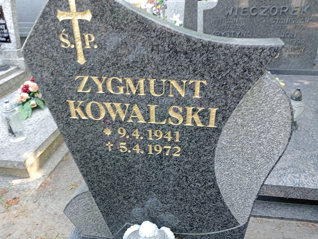 Zygmunt Kowalski 1941 Mosina - Grobonet - Wyszukiwarka osób pochowanych