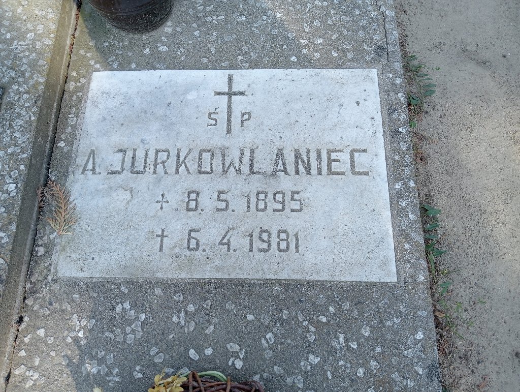 A. Jurkowlaniec 1895 Mosina - Grobonet - Wyszukiwarka osób pochowanych