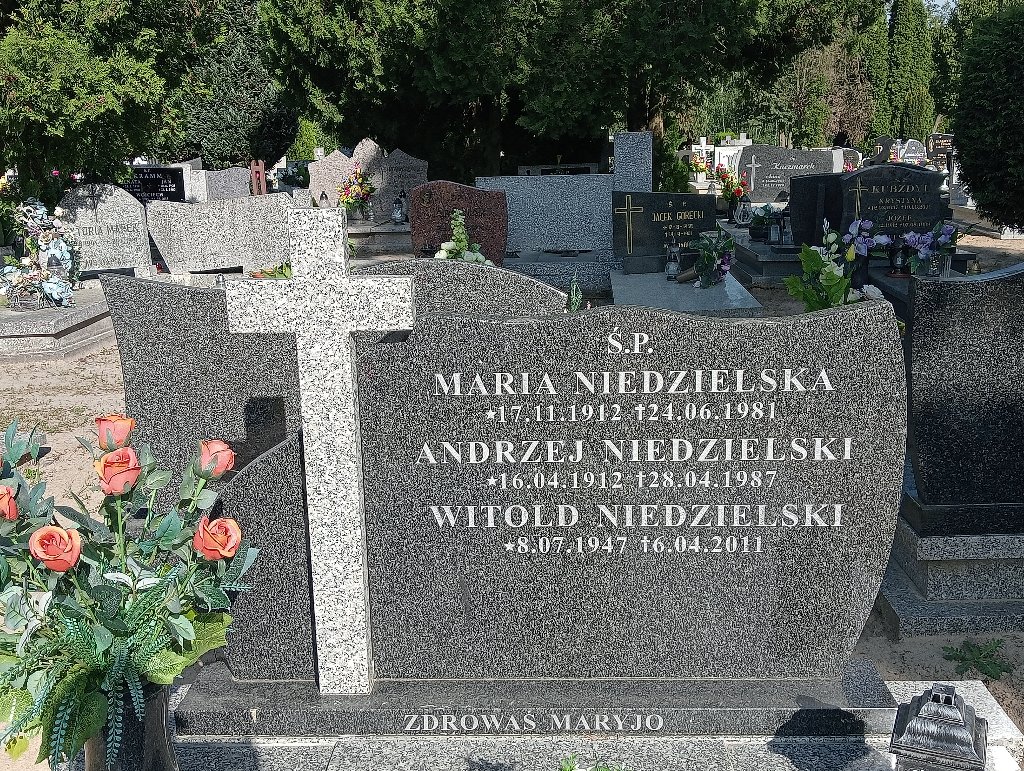 Witold Niedzielski 1947 Mosina - Grobonet - Wyszukiwarka osób pochowanych