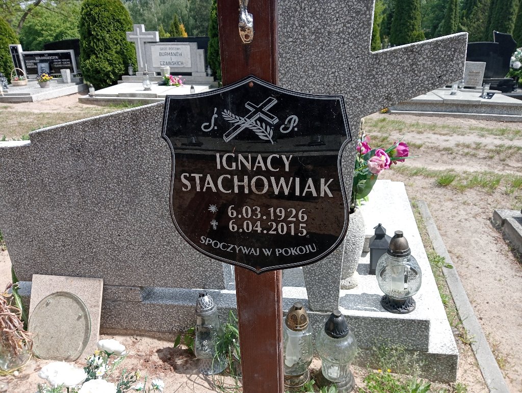 Ignacy Stachowiak 1926 Mosina - Grobonet - Wyszukiwarka osób pochowanych