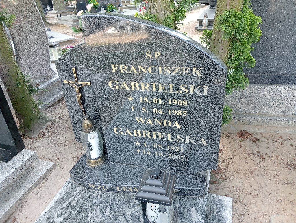 Franciszek Gabrielski 1908 Mosina - Grobonet - Wyszukiwarka osób pochowanych