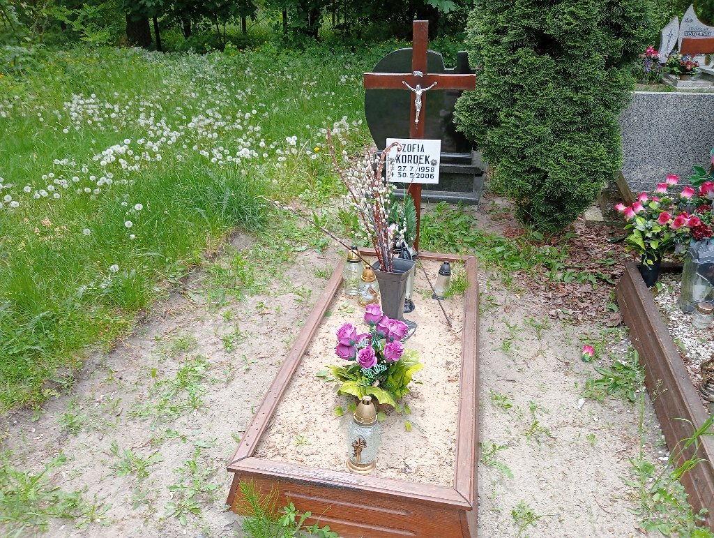 Grób Zofia Kordek