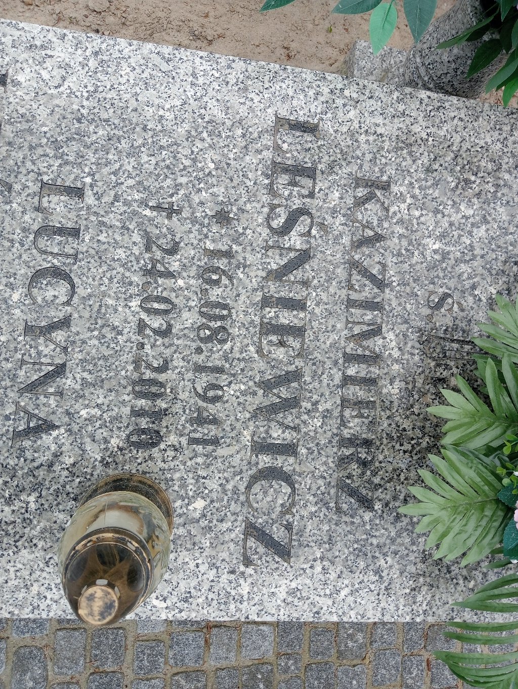 Kazimierz Leśniewicz 1941 Mosina - Grobonet - Wyszukiwarka osób pochowanych