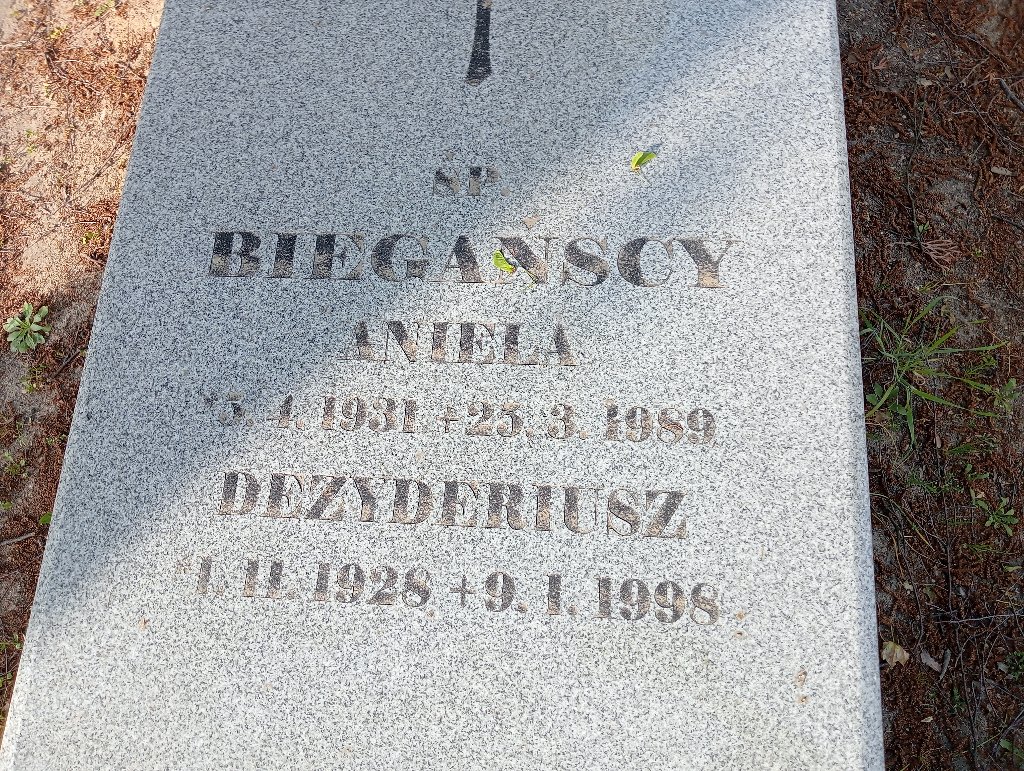 Aniela Biegańska 1931 Mosina - Grobonet - Wyszukiwarka osób pochowanych