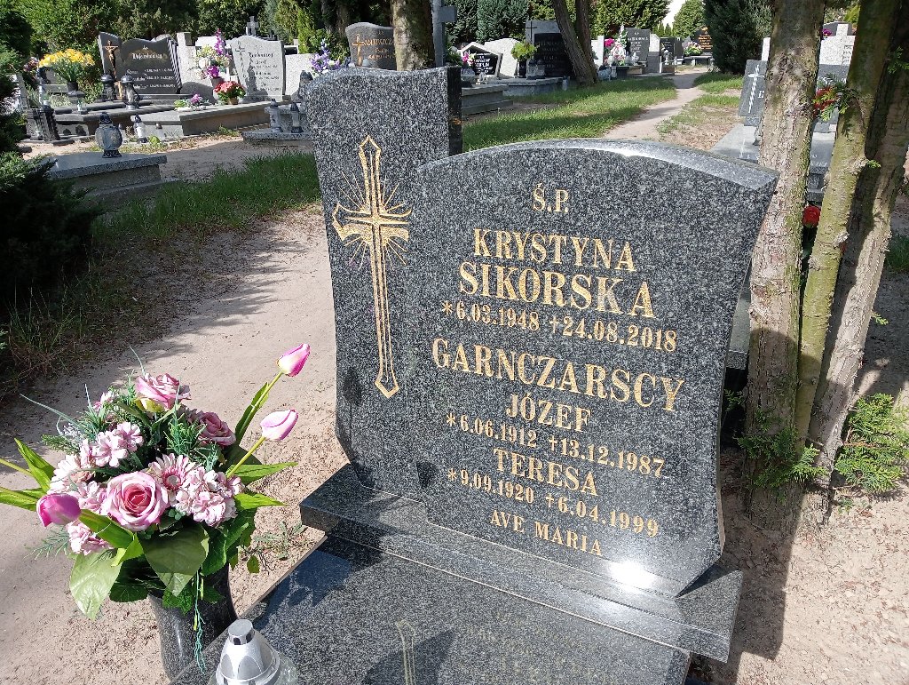 Teresa Garnczarska 1920 Mosina - Grobonet - Wyszukiwarka osób pochowanych