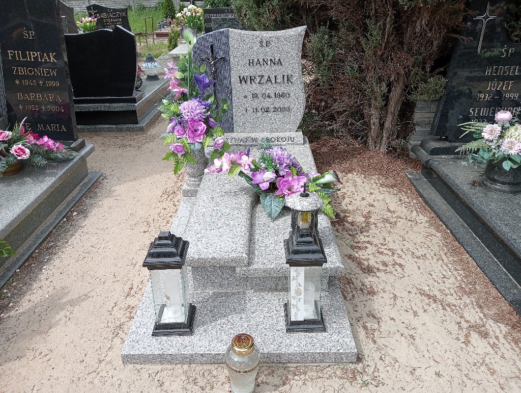 Grób Hanna Wrzalik