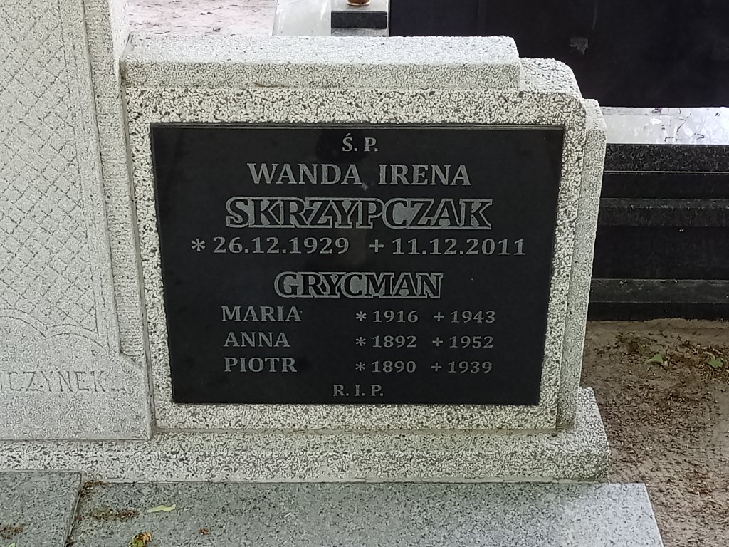 Wanda Skrzypczak 1929 Mosina - Grobonet - Wyszukiwarka osób pochowanych