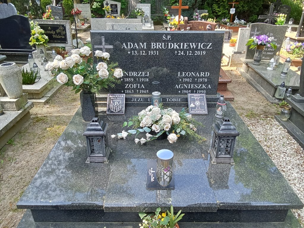 Grób Adam Brudkiewicz