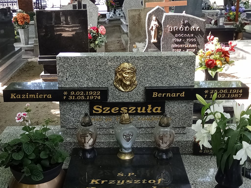 Krzysztof Szeczuła 1982 Mosina - Grobonet - Wyszukiwarka osób pochowanych