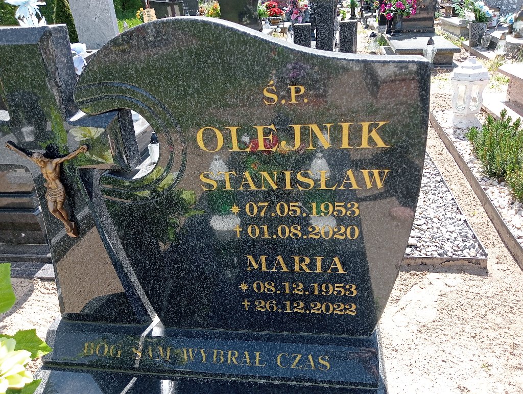 Maria Olejnik 1953 Mosina - Grobonet - Wyszukiwarka osób pochowanych