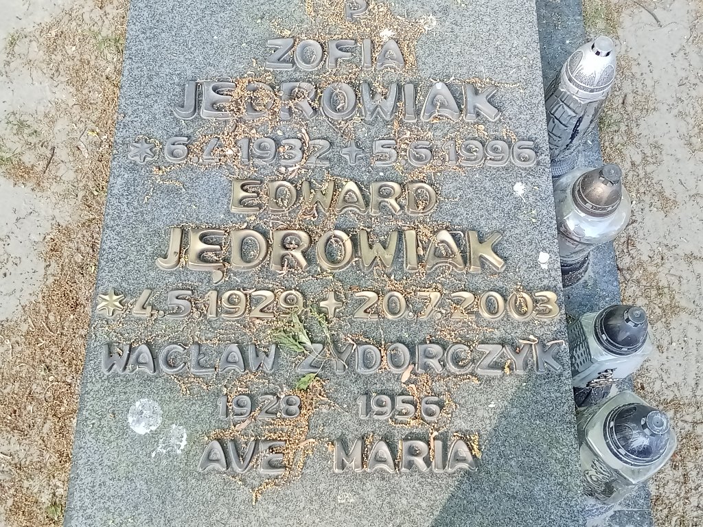 Zofia Jędrowiak 1932 Mosina - Grobonet - Wyszukiwarka osób pochowanych