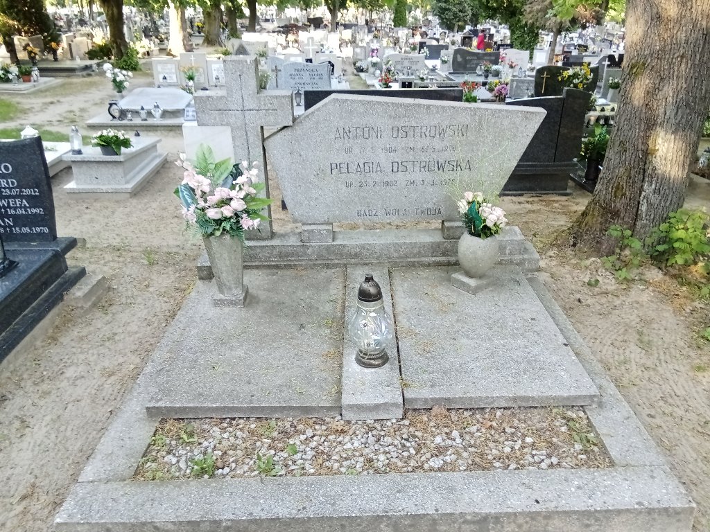 Grób Pelagia Ostrowska