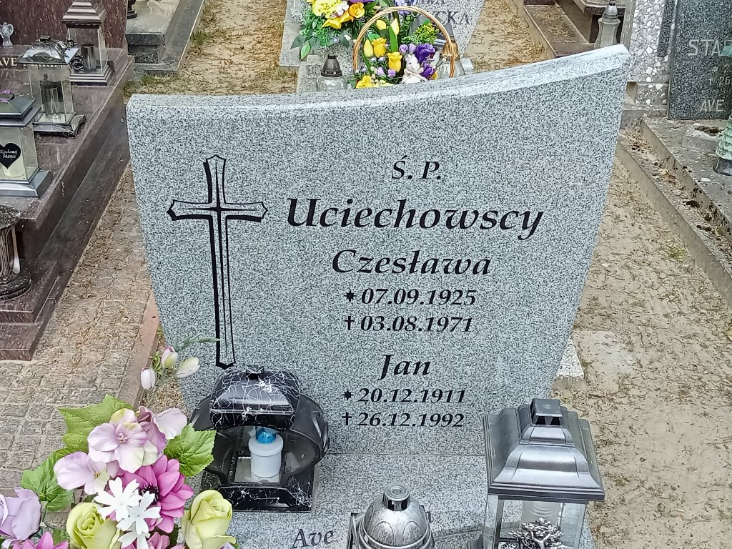 Jan Uciechowski 1911 Mosina - Grobonet - Wyszukiwarka osób pochowanych