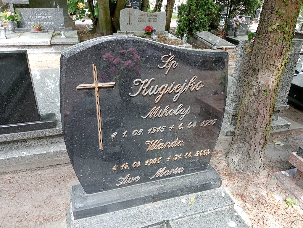 Mikołaj Kugiejko 1915 Mosina - Grobonet - Wyszukiwarka osób pochowanych
